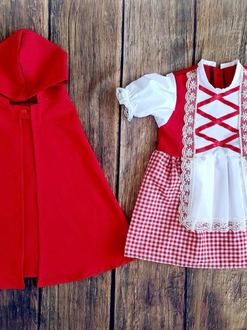 Classic Little Red Riding Hood Kids Costume - Red